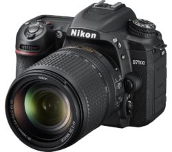 NIKON D7500 DSLR Camera with 18-40 mm f/3.5-5.6G ED VR Lens - Black